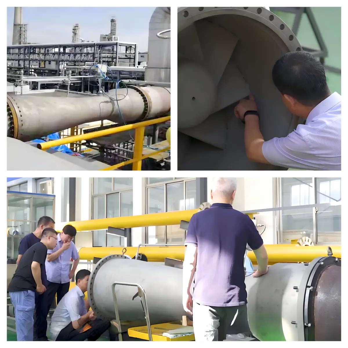 Success Story — Raffinage-Chimie | Sinopec ZRCC | Mesure des gaz acides DN700